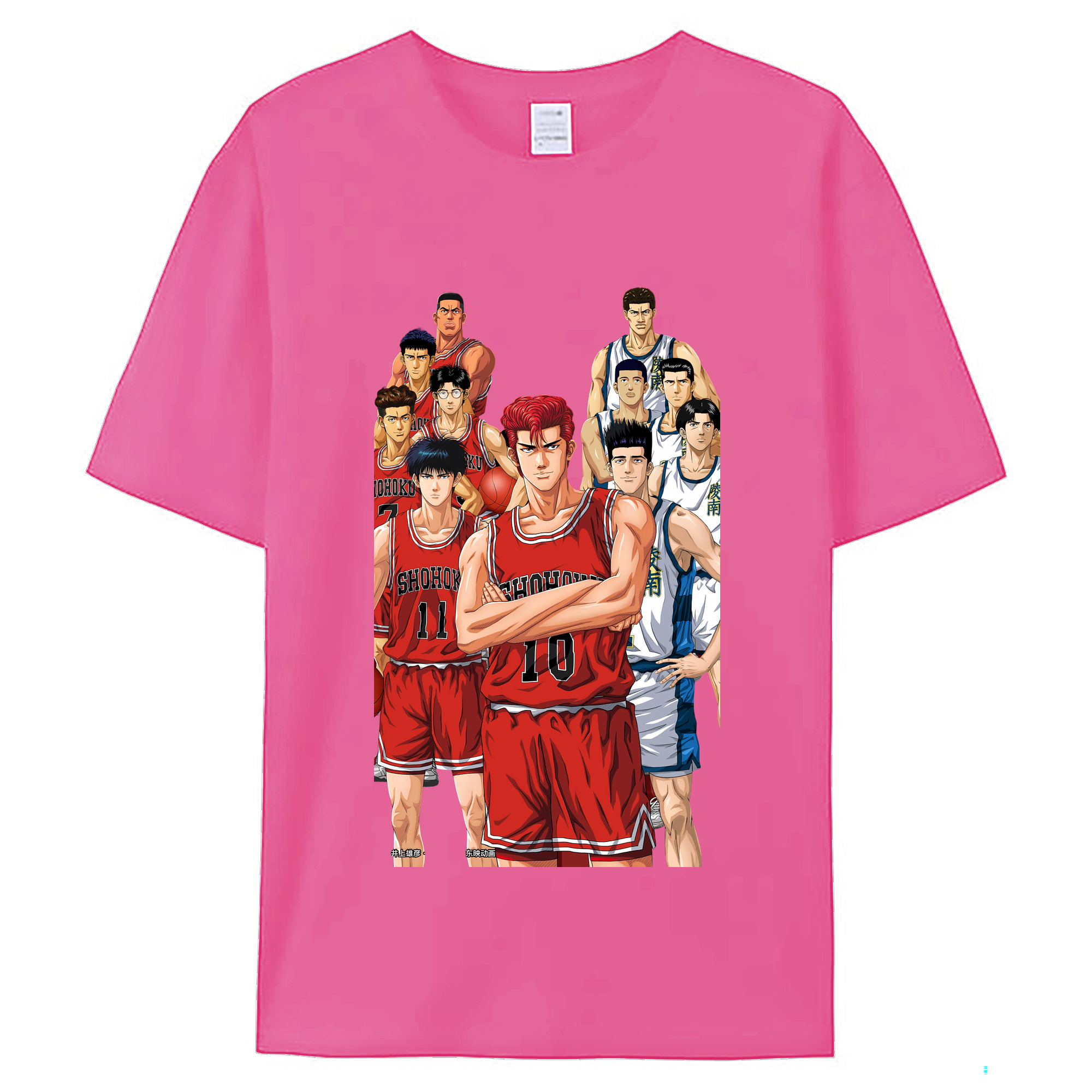 （画像用） SLAM DUNK／スラムダンク レディースカジュアルプリントTシャツ（綿100％）